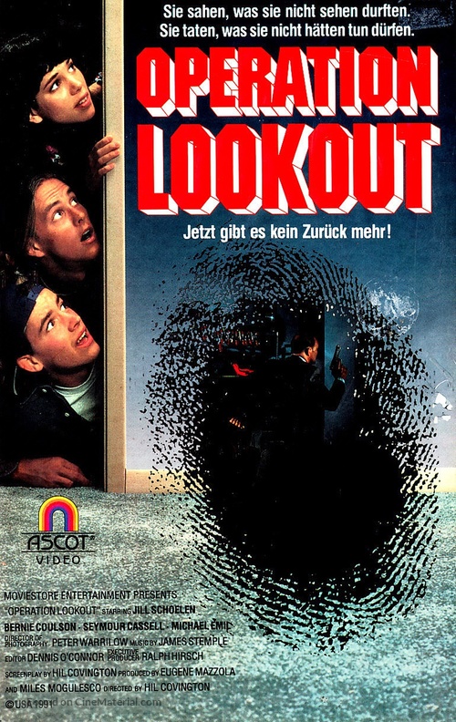 Adventures in Spying - German VHS movie cover