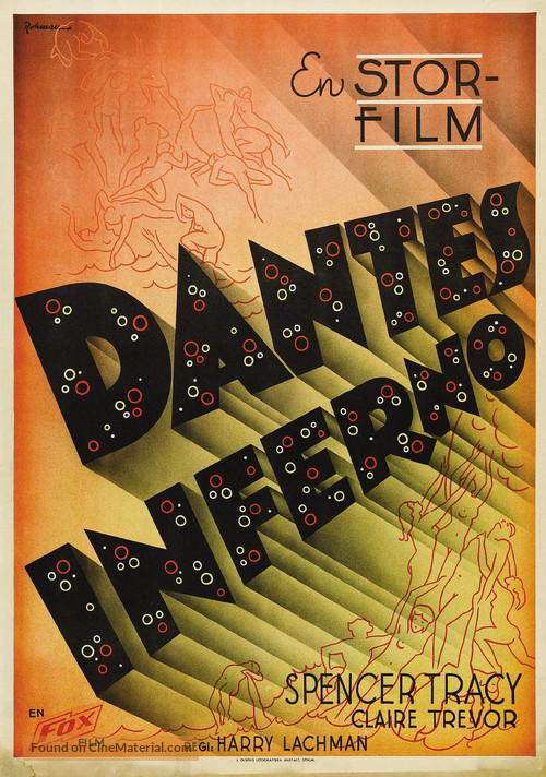 Dante&#039;s Inferno - Swedish Movie Poster