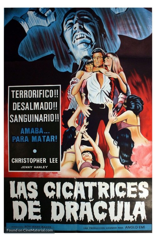 Scars of Dracula - Argentinian Movie Poster
