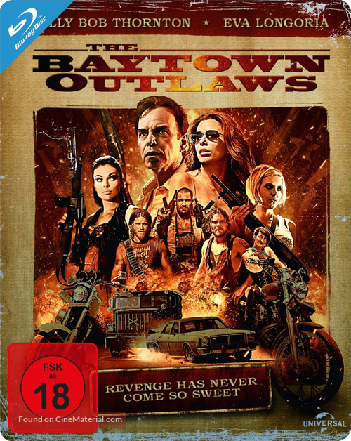 The Baytown Outlaws - German Blu-Ray movie cover
