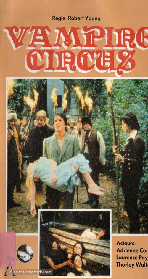 Vampire Circus - German VHS movie cover