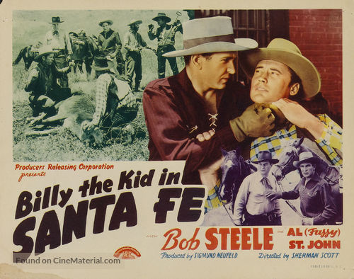 Billy the Kid in Santa Fe - Movie Poster