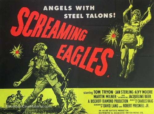 Screaming Eagles - British Movie Poster