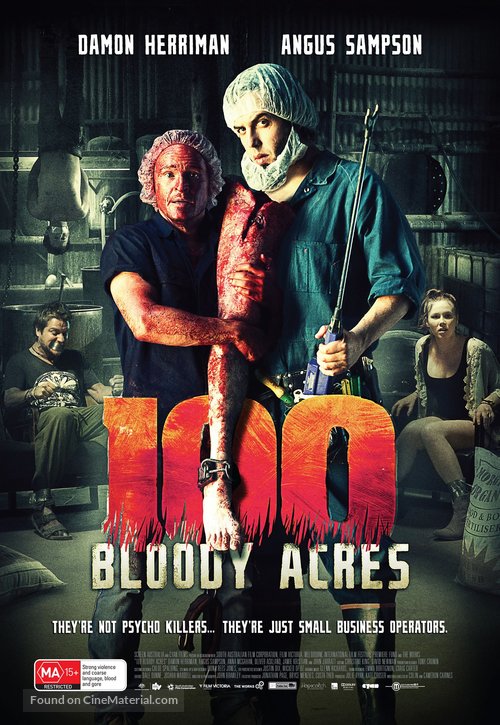 100 Bloody Acres - Australian Movie Poster