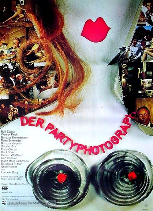 Der Partyphotograph - German Movie Poster