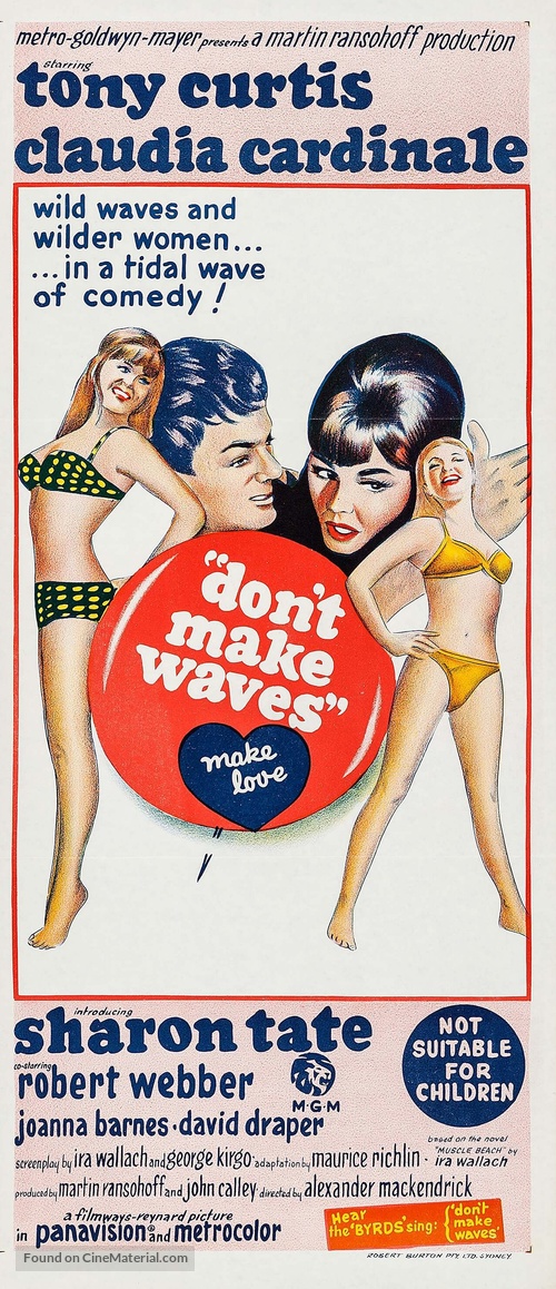 Don&#039;t Make Waves - Australian Movie Poster