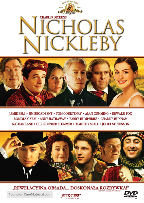 The Life and Adventures of Nicholas Nickleby - Polish Movie Cover