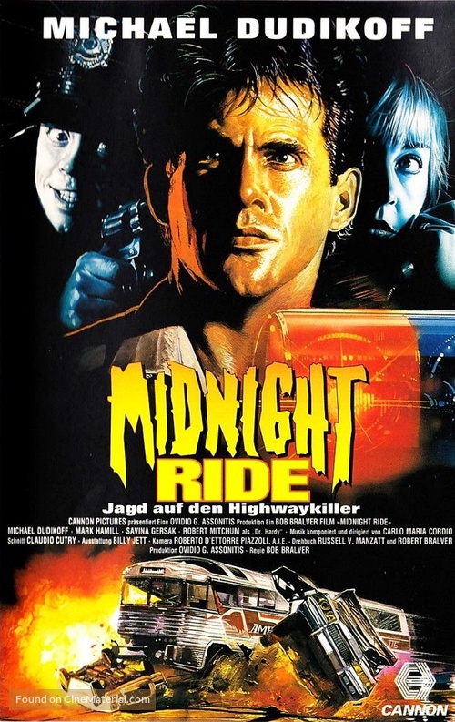 Midnight Ride - German VHS movie cover