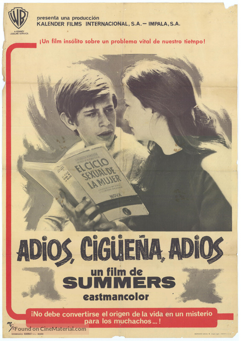 Adi&oacute;s, cig&uuml;e&ntilde;a, adi&oacute;s - Spanish Movie Poster