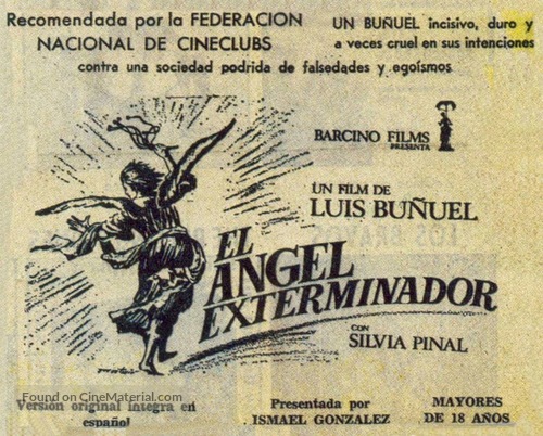 &Aacute;ngel exterminador, El - Spanish poster