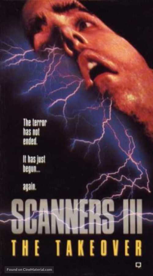 Scanners III: The Takeover - VHS movie cover