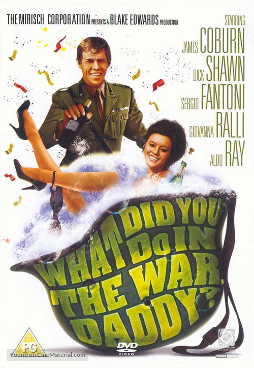 What Did You Do in the War, Daddy? - British DVD movie cover