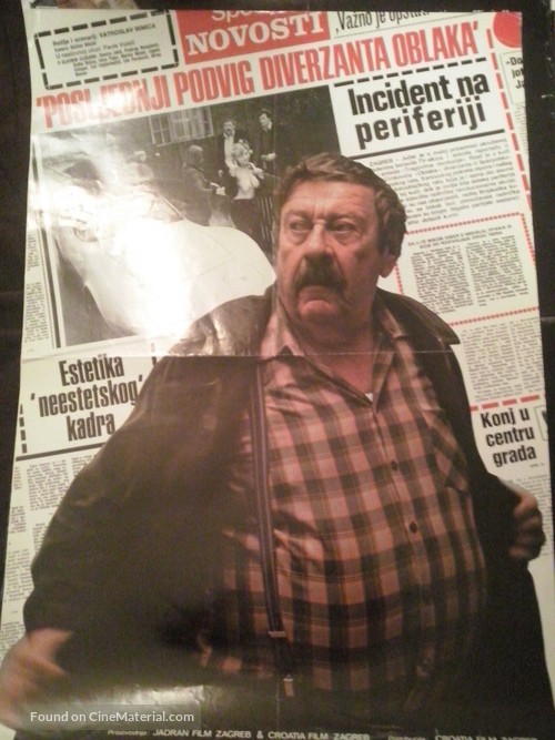 Posljednji podvig diverzanta Oblaka - Yugoslav Movie Poster