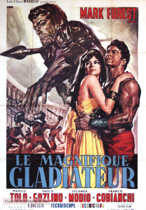 Il magnifico gladiatore - French Movie Poster