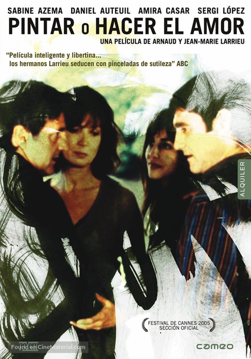 Peindre ou faire l&#039;amour - Spanish DVD movie cover