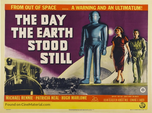 The Day the Earth Stood Still - British Movie Poster