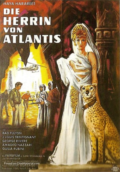 L&#039;Atlantide - German Movie Poster