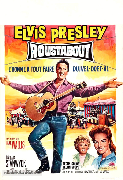 Roustabout - Belgian Movie Poster