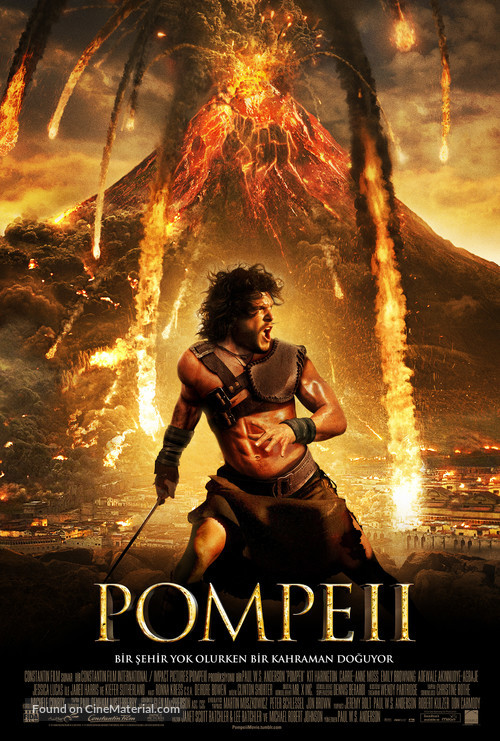 Pompeii - Turkish Movie Poster
