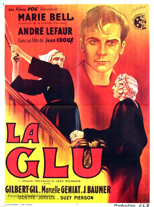 La Glu - French Movie Poster