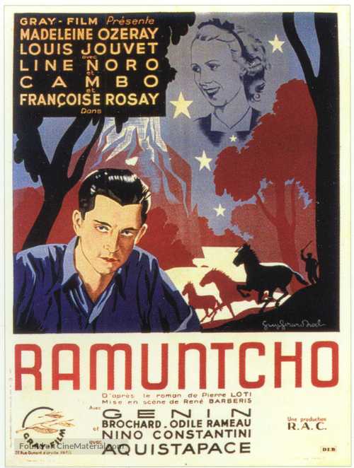 Ramuntcho - French Movie Poster