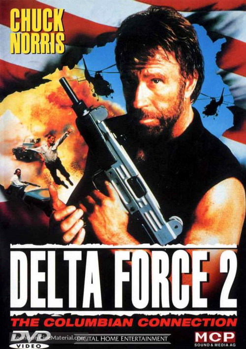 Delta Force 2: The Colombian Connection - German DVD movie cover