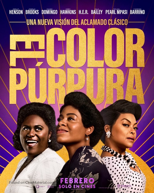 The Color Purple - Spanish Movie Poster