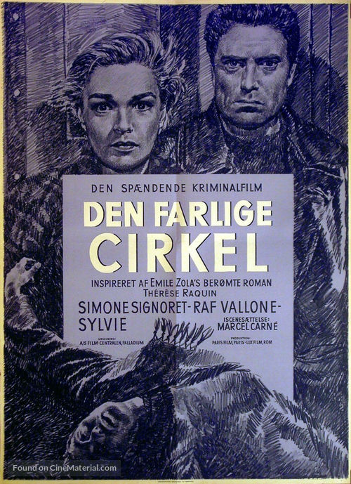 Th&egrave;r&eacute;se Raquin - Danish Movie Poster