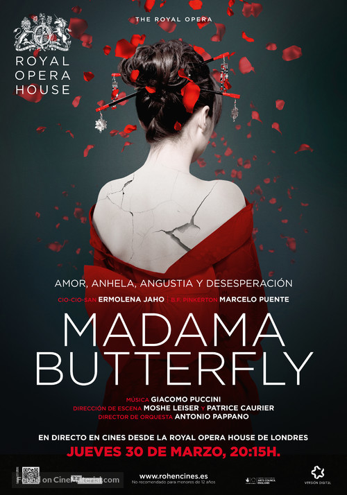 Royal Opera House Live Cinema Season 2016/17: Madama Butterfly - Spanish Movie Poster