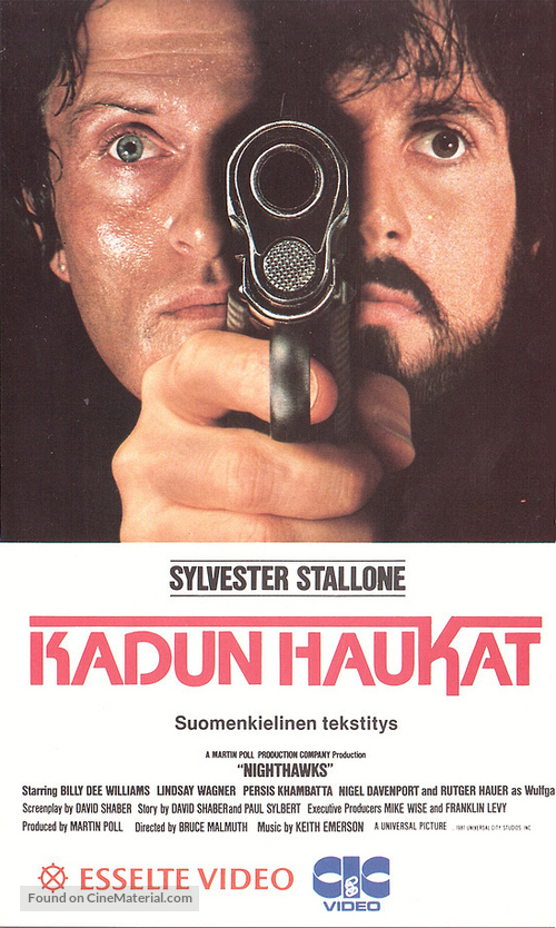 Nighthawks - Finnish VHS movie cover