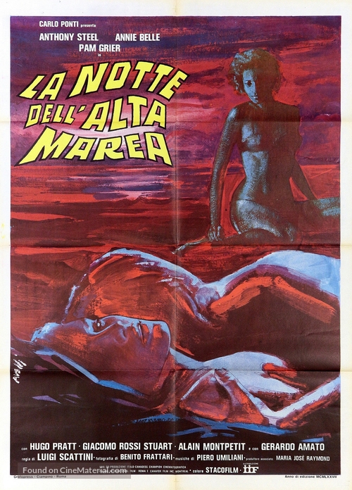 La notte dell&#039;alta marea - Italian Movie Poster