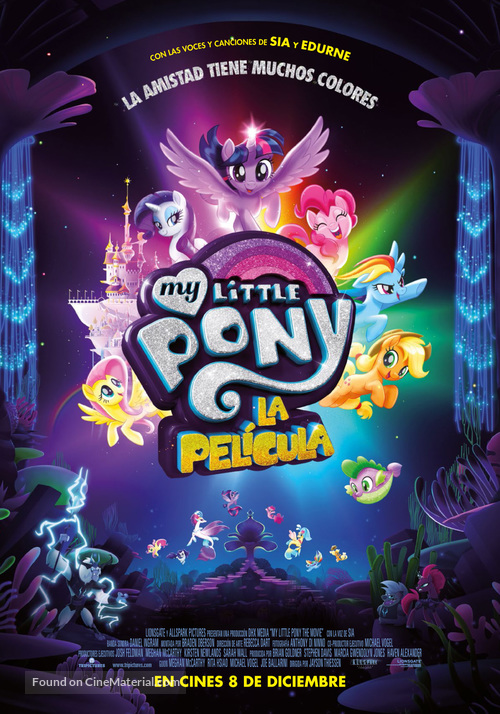 My Little Pony : The Movie - Spanish Movie Poster