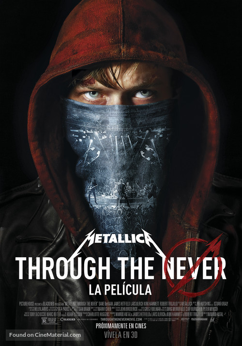 Metallica Through the Never - Chilean Movie Poster