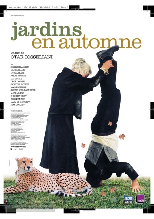 Jardins en automne - French Movie Poster