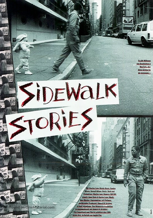 Sidewalk Stories - German Movie Poster