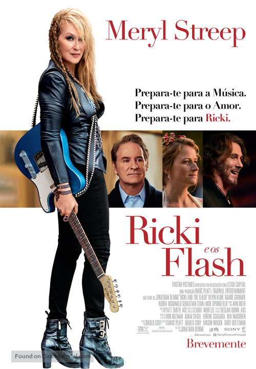 Ricki and the Flash - Portuguese Movie Poster