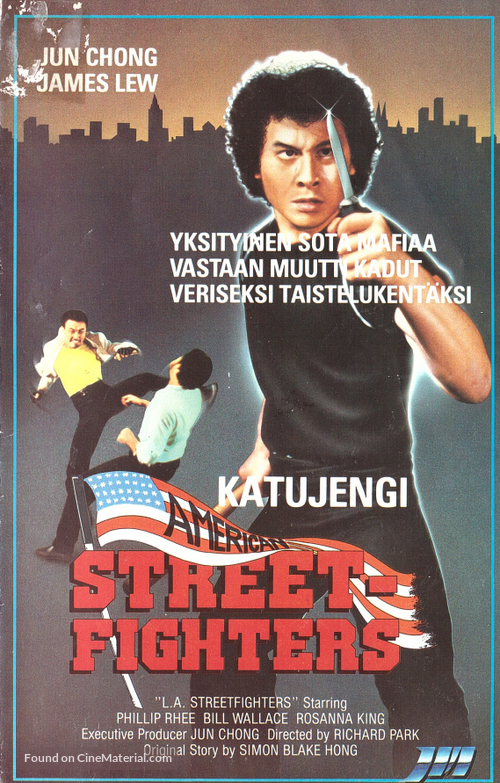 Los Angeles Streetfighter - Finnish VHS movie cover