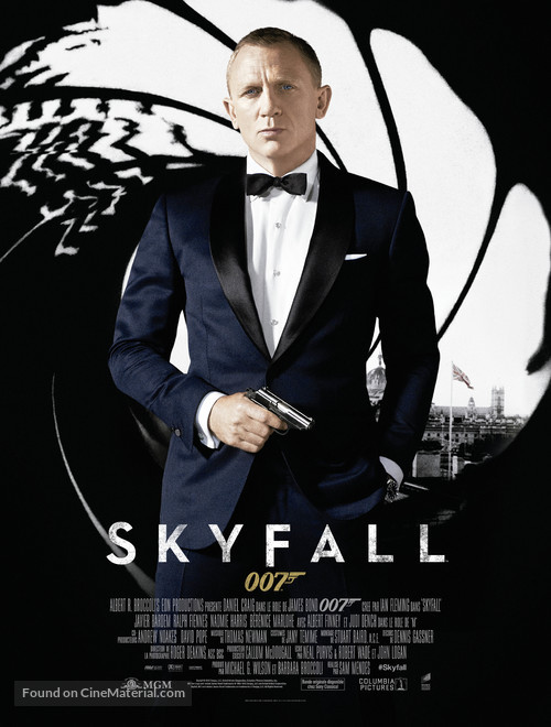 Skyfall - French Movie Poster