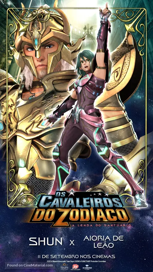 Saint Seiya Legend Of Sanctuary 2014 Brazilian Movie Poster Saint Seiya Legend Of Sanctuary 2014 Brazilian Movie Poster