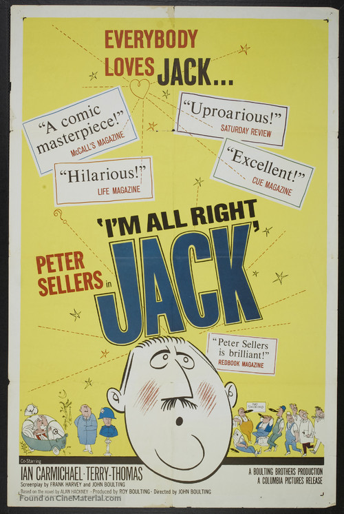 I&#039;m All Right Jack - Movie Poster