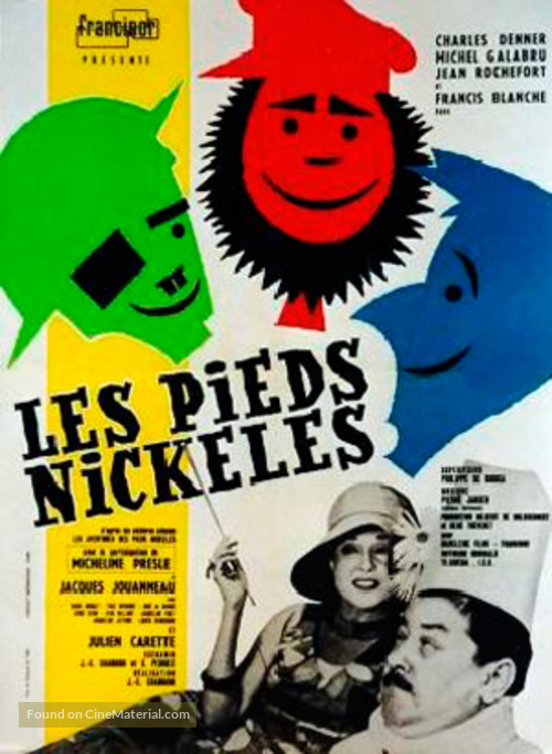 Les pieds nickel&eacute;s - French Movie Poster