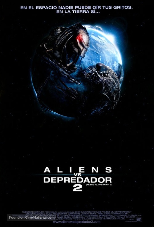 AVPR: Aliens vs Predator - Requiem - Mexican Movie Poster