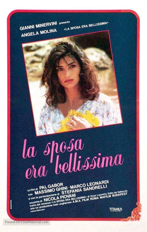 La Sposa Era Bellissima 1987 Italian Movie Poster