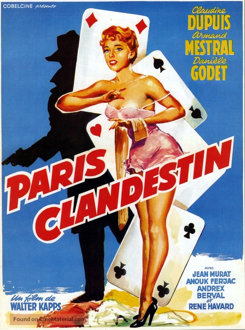 Paris clandestin - Belgian Movie Poster