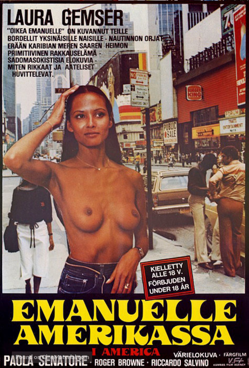 Emanuelle In America - Finnish Movie Poster