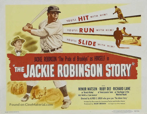 The Jackie Robinson Story - Movie Poster