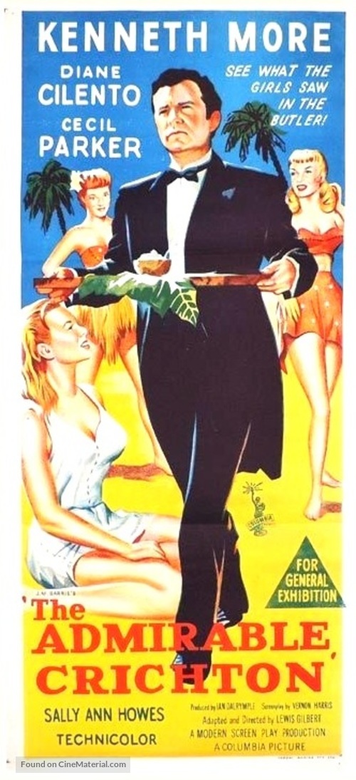 The Admirable Crichton - Australian Movie Poster