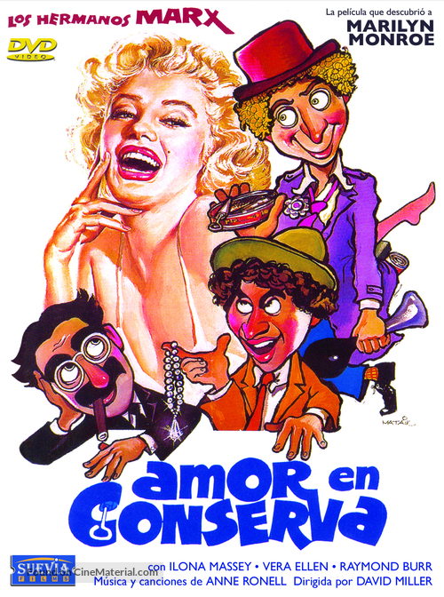 Love Happy - Spanish DVD movie cover