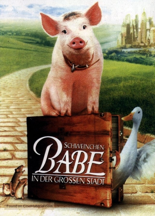 Babe: Pig in the City - German DVD movie cover