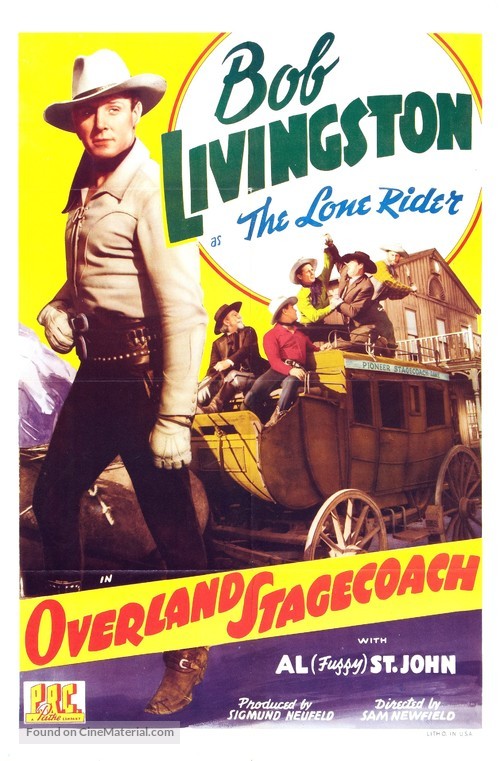 Overland Stagecoach - Movie Poster